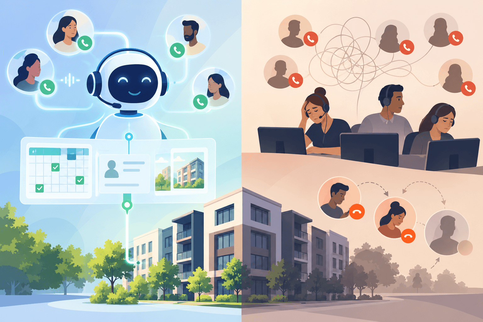 AI receptionist vs live answering service: A side-by-side comparison