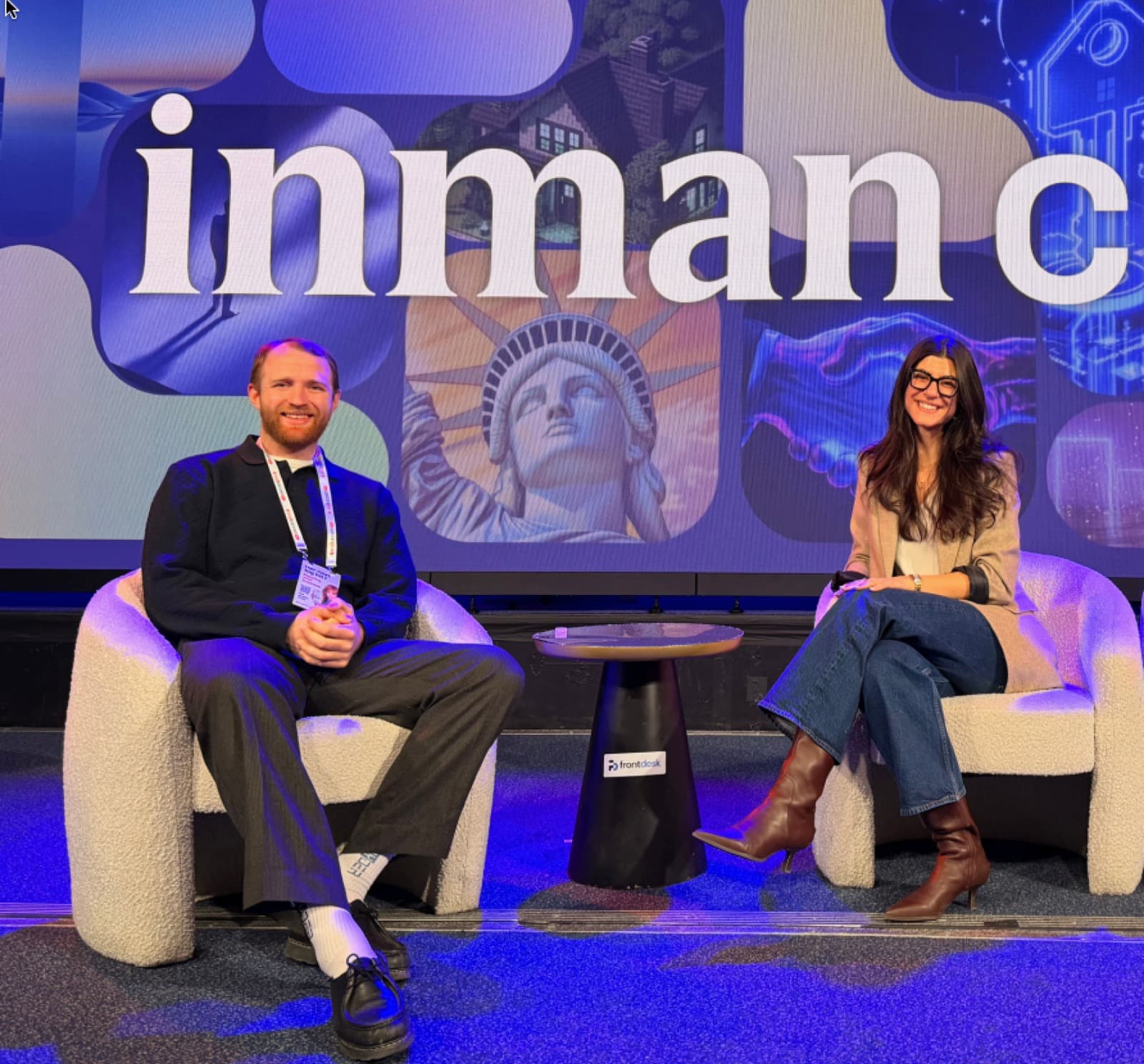 Frontdesk on stage at Inman Connect