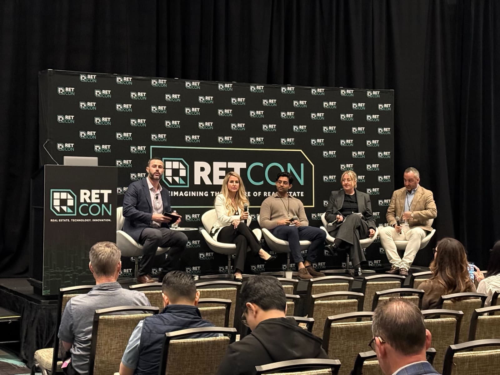 Frontdesk founder on a panel at RETCON