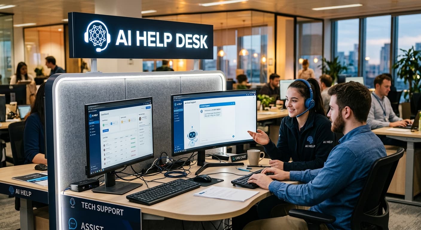 What is an AI help desk?