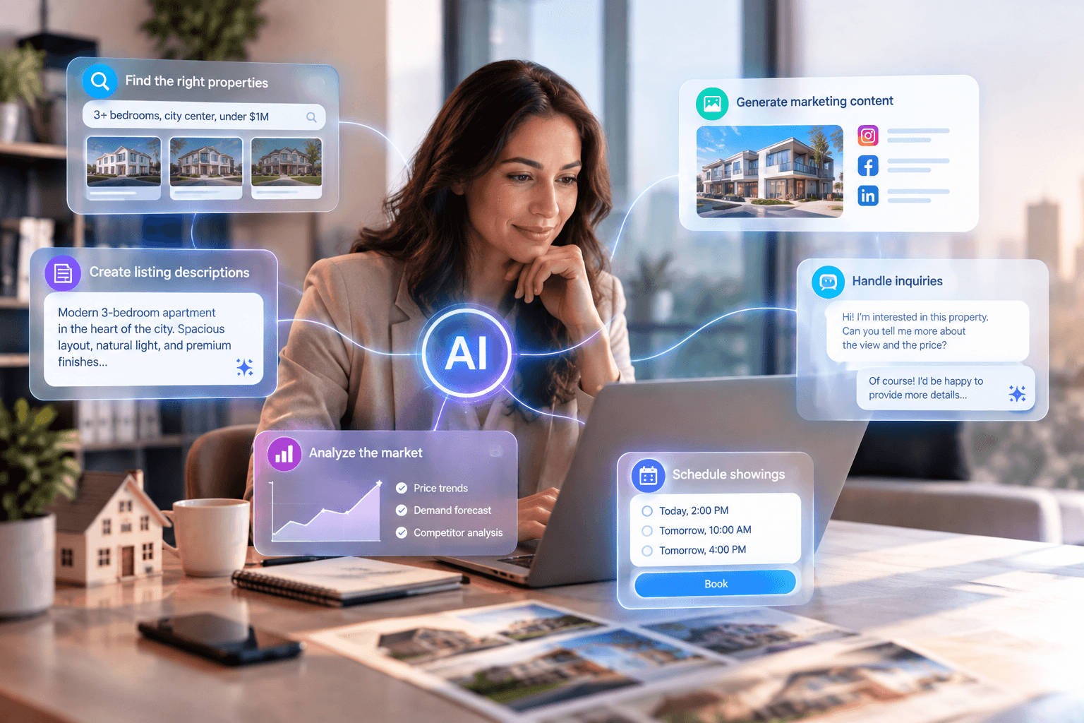 Free AI tools for real estate agents in 2026