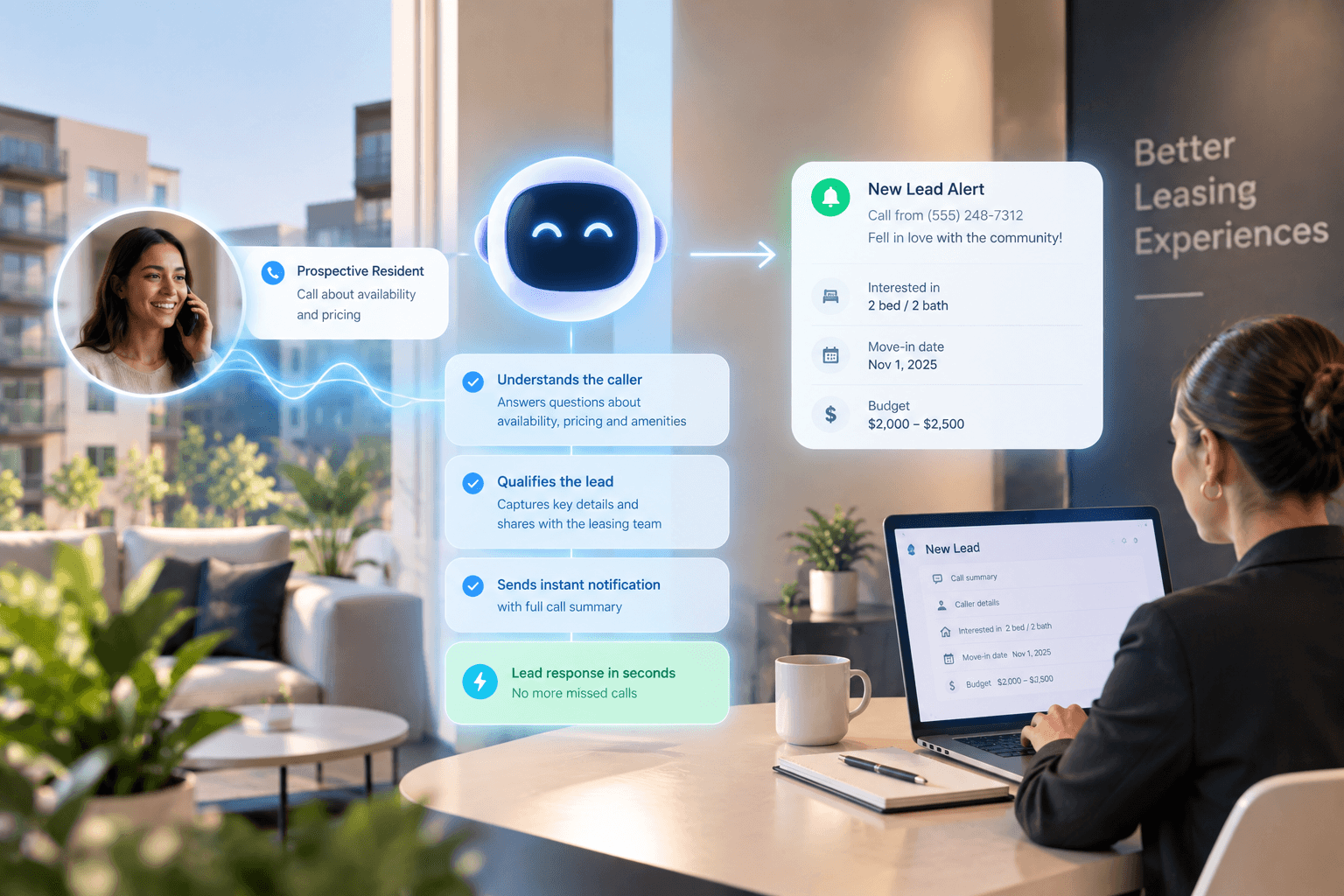 Reducing apartment vacancy with faster lead response