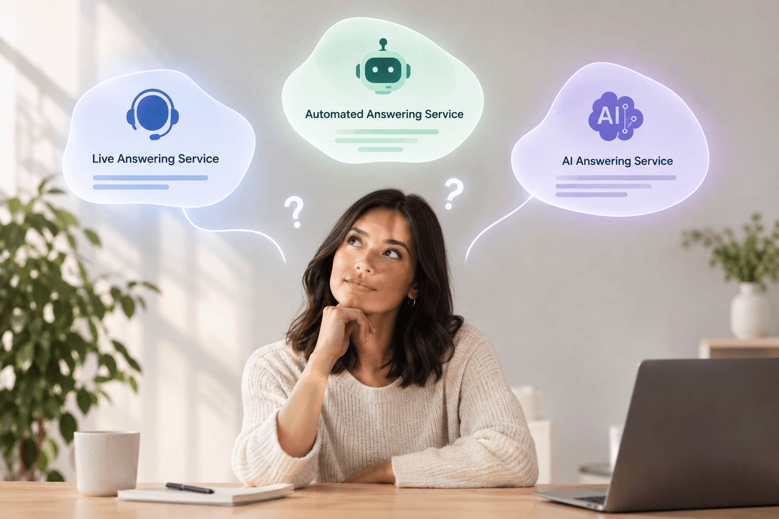 Live, Automated, or AI Answering Service: What's the Difference?