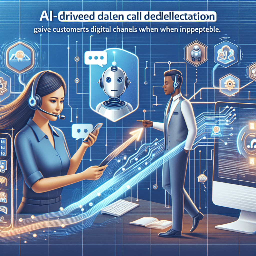 AI-Driven Call Deflection: Guiding Customers to Digital Channels When Appropriate