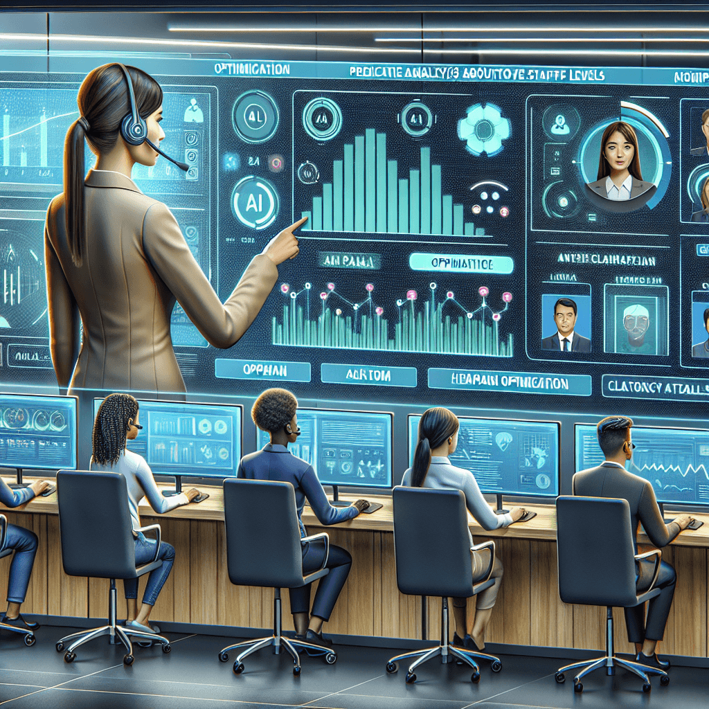 AI in Call Center Workforce Management: Optimizing Staffing Levels