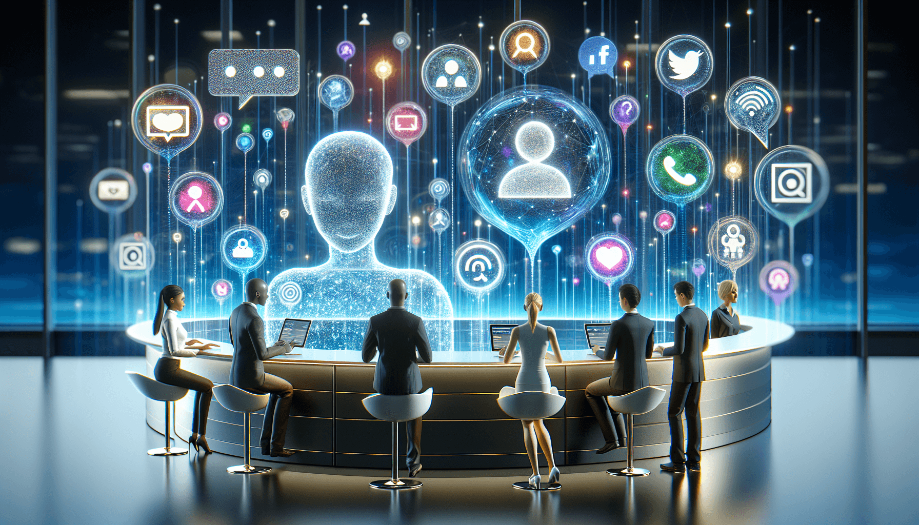 AI Receptionists and Social Media Integration: A Unified Communication Approach