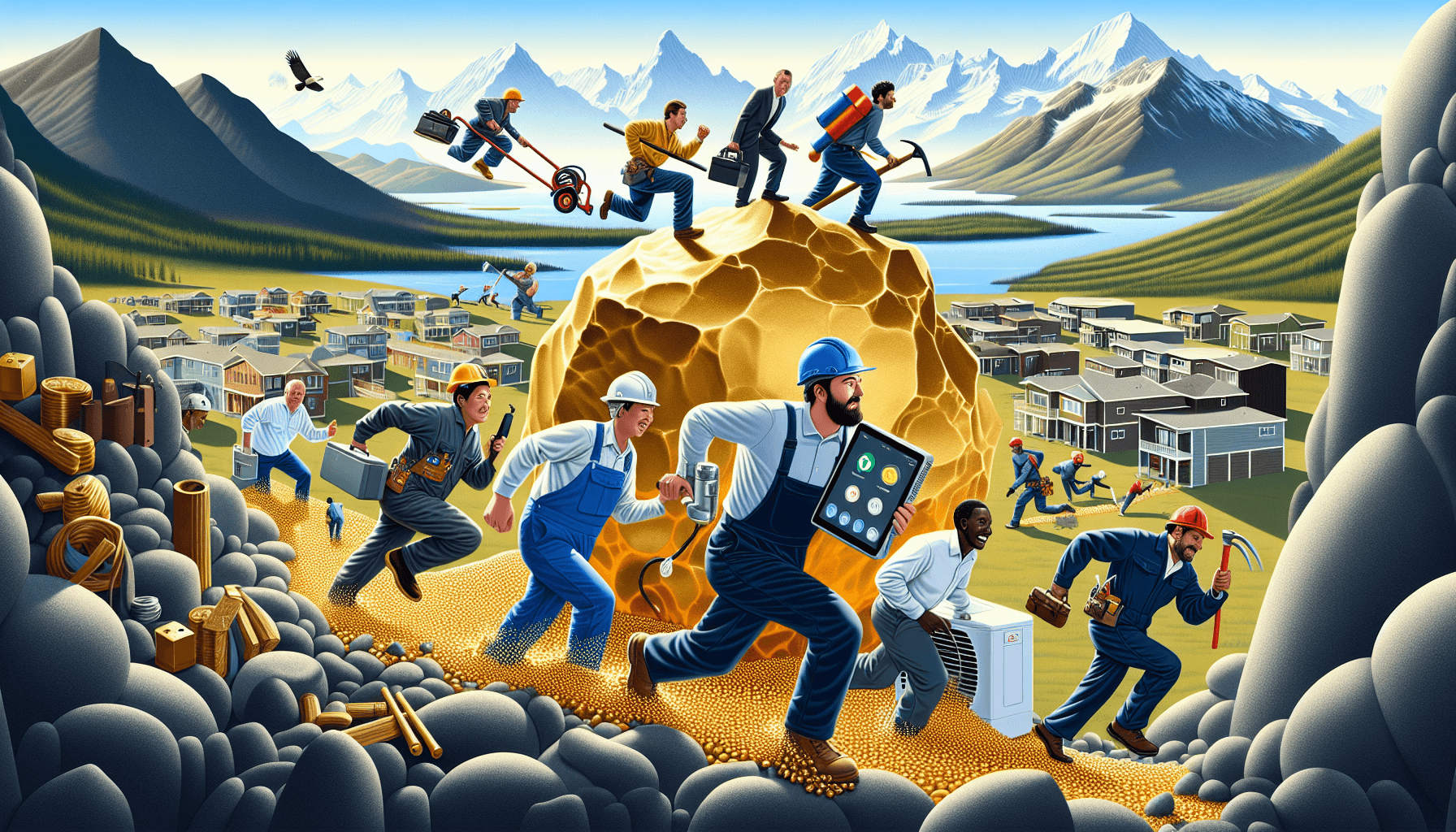 Home Services Gold Rush: Why Plumbers and Electricians Need Your AI Solution