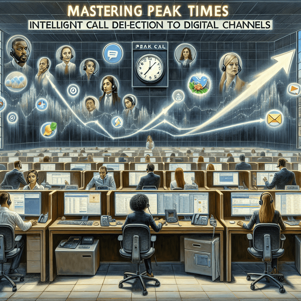 Mastering Peak Times: Intelligent Call Deflection to Digital Channels