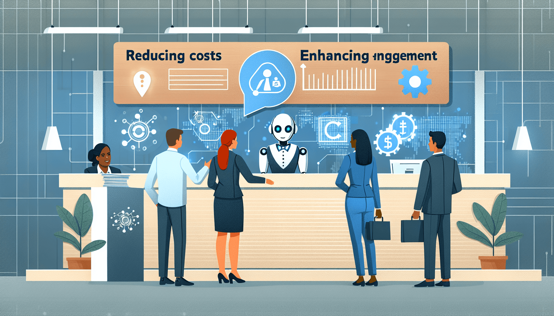 Reducing Costs, Enhancing Engagement: The Role of AI Receptionists in Customer Acquisition