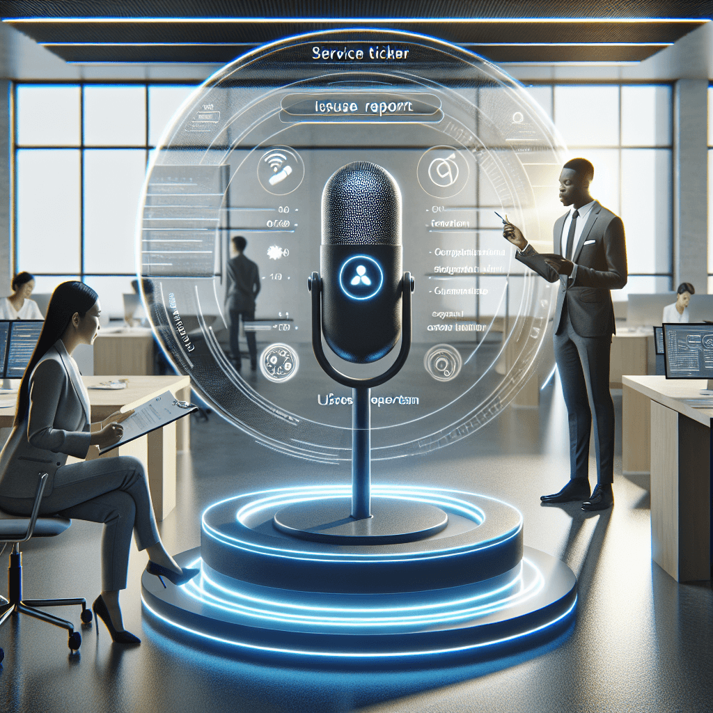 Voice-Activated Service Ticket Creation: Streamlining Issue Management