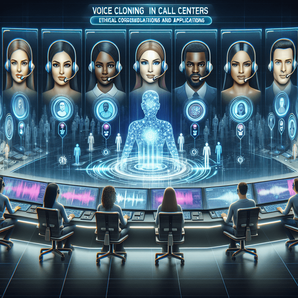 Voice Cloning in Call Centers: Ethical Considerations and Applications