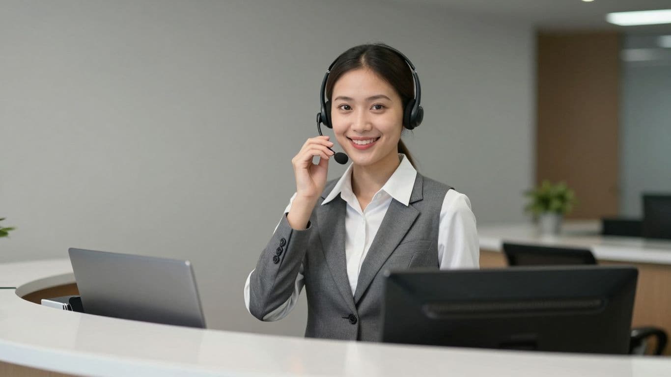 Free Phone Receptionist Clipart: Professional and Friendly Graphics