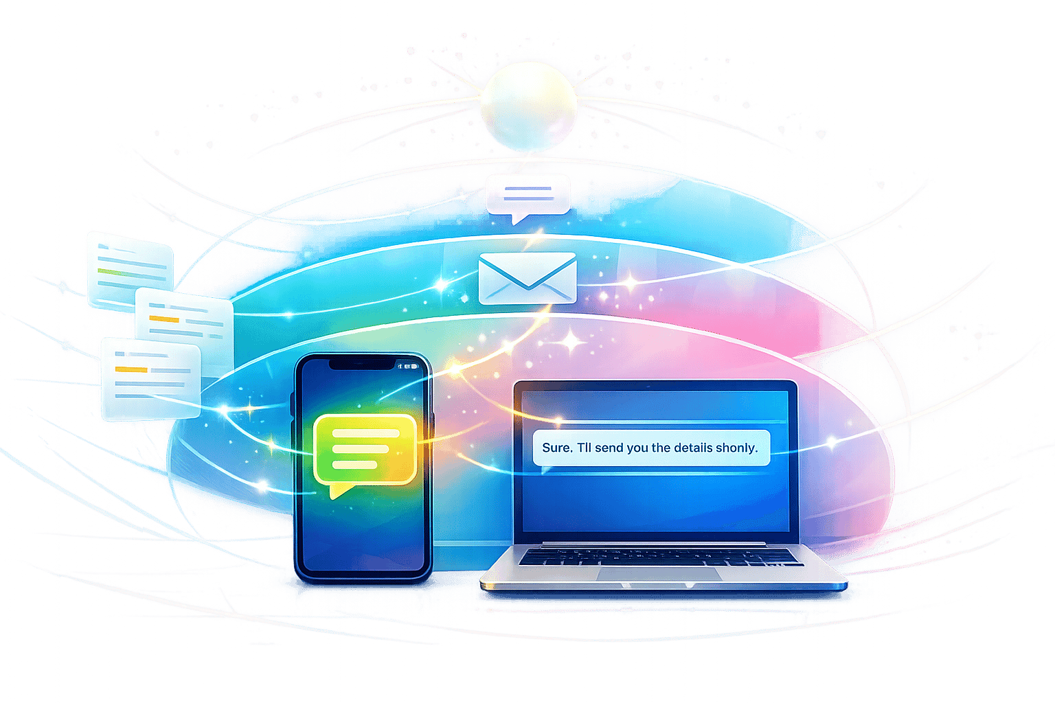 How AI Powers Real-Time Text and Email Responses