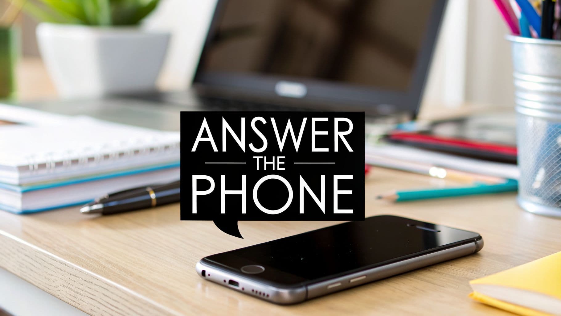 How to Get Someone to Answer the Phone A Small Business Guide