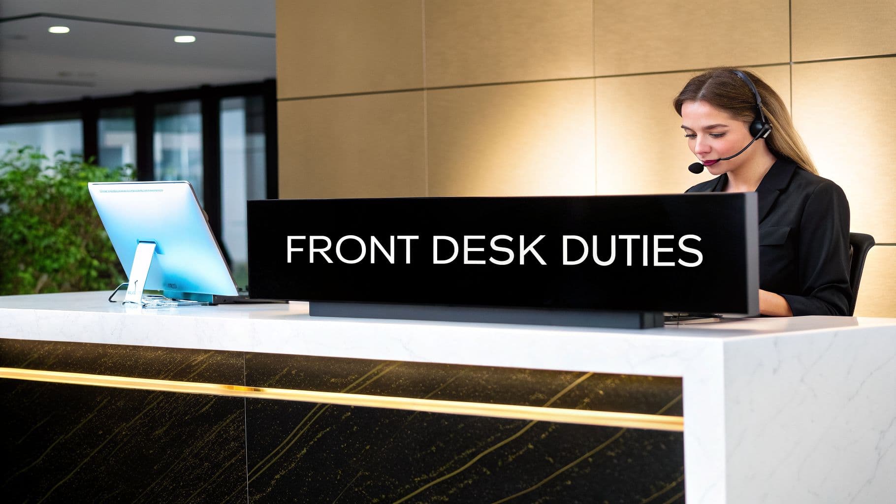 The Ultimate List of 8 Essential Duties for Front Desk Receptionist in 2026