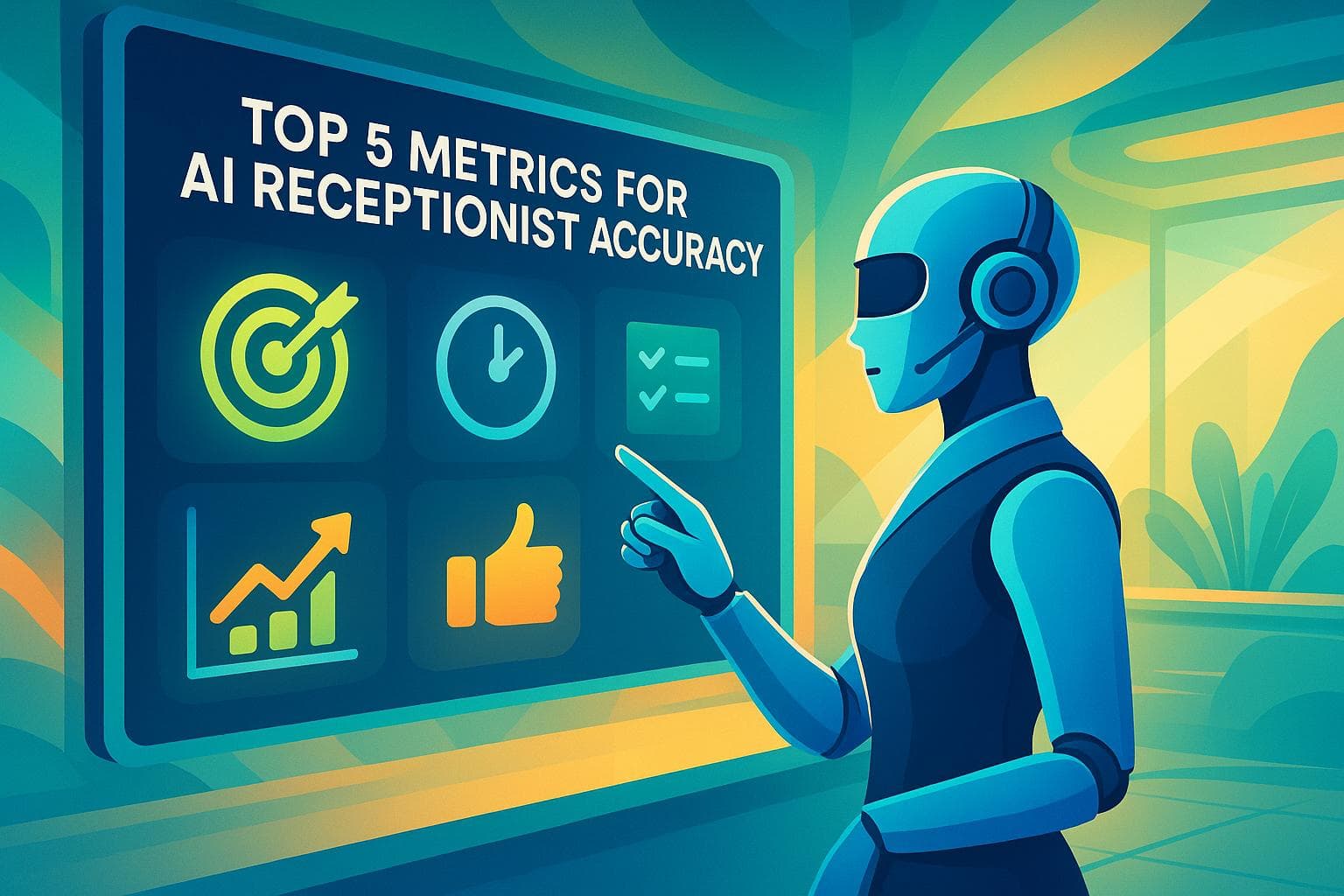 Top 5 Metrics for AI Receptionist Accuracy