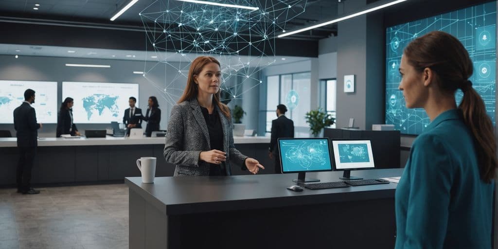 When Algorithms Gossip: The Network Effect of AI Receptionists