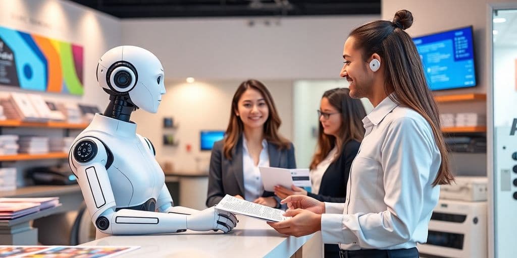AI Receptionist for Printing Services