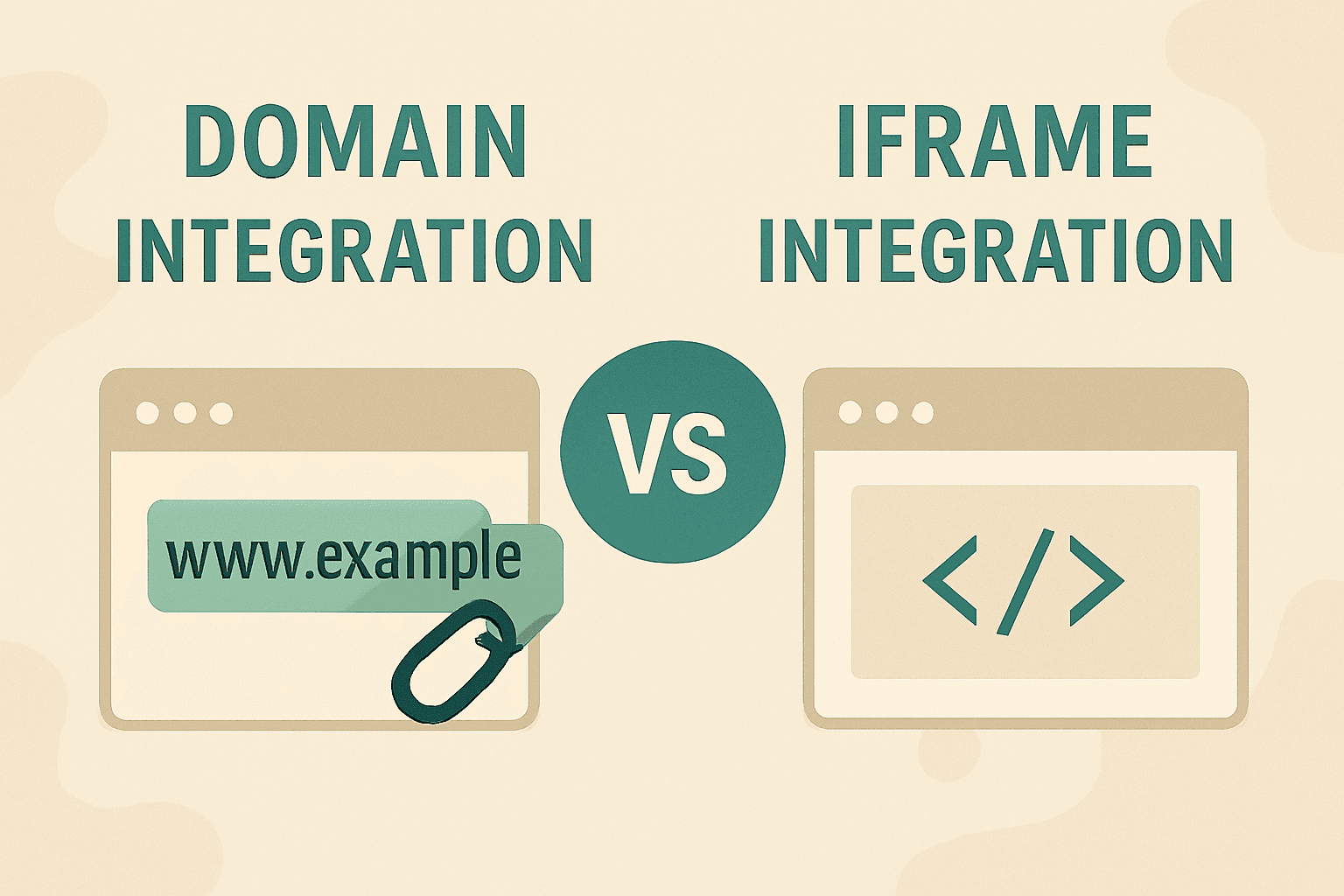 CNAME Domain Integration vs. Iframe Integration: Benefits and Limitations